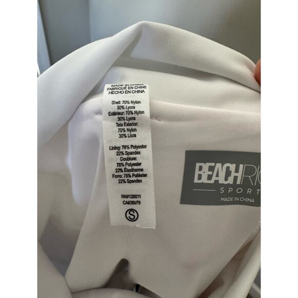 Beach Riot Winnie Wrap Front Skirt in Strawberry White/Pink SZ S - Picture 10 of 10